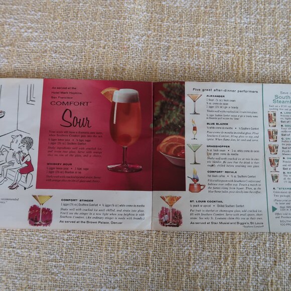 Vintage Soft Cover Booklet 1964 Southern Comfort Barmate Bartenders Guide - Picture 3 of 6